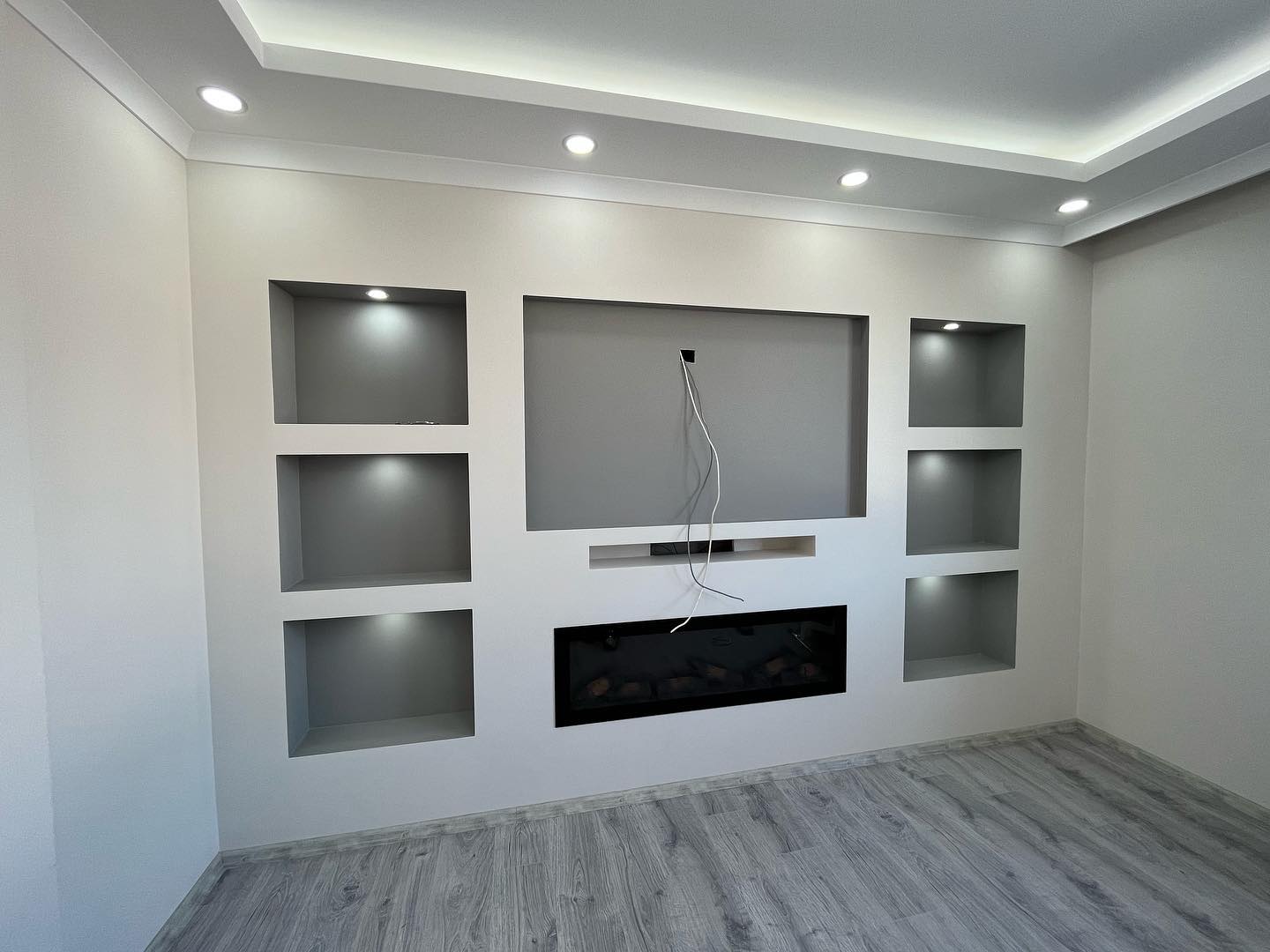 Alçıpan - TV Ünitesi uygulama görseli 3